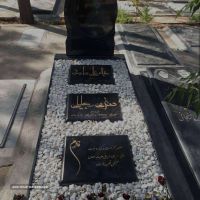 حکاکی عکس روی سنگ قبر در خمینی شهر