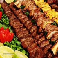 پخت انواع کباب لذیذ کوبیده و چنجه مخصوص مجالس در اصفهان