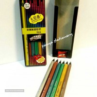 مداد رنگی 6 رنگ متالیک برند مارکو
