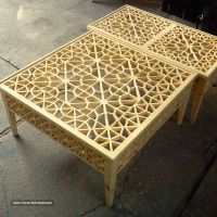 طرح مشبک سازی با چوب در اصفهان