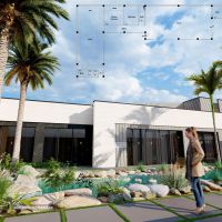 طراحی نقشه و طراحی سه بعدی باغ و ویلا در اصفهان(مهندس افشار) 