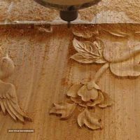 حکاکی سه بعدی روی چوب با دستگاه cnc در اصفهان 