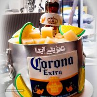 کیک تولد دو طبقه دخترانه-پسرانه اصفهان