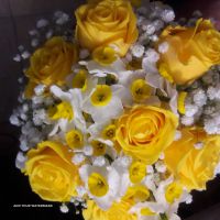 تزیین دسته گل عروس در گل جزیره اصفهان