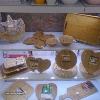 مدل های شیک و جدید ظروف چوبی بامبو 