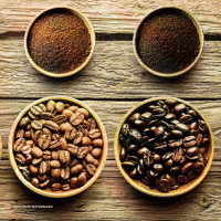عرضه انواع دانه و پودر قهوه -  فروشگاه قهوه درخشان اسپادانا