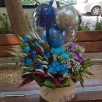 قیمت تم باکس تولد زیبا بایه رنگ آبی دلبرانه در اصفهان