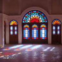 ساخت درب سنتی با شیشه رنگی در اصفهان