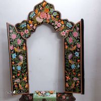 فروش / قیمت قاب آینه چوبی گل مرغ در اصفهان