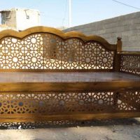 تولید تخت سنتی تاج دار چوب چنار / ساخت جا کفشی سنتی 