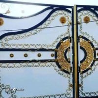 هزینه رنگ آمیزی درب فلزی پارکینگ / باغ / حیاط در اصفهان