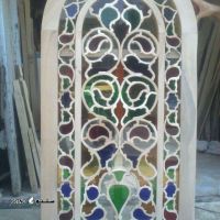 ساخت در و پنجره اسلیمی چوب بلوط در اصفهان