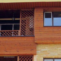 طراحی و اجرای نمای ساختمان با چوب ترمو وود 