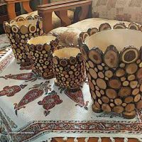 گلدان چوبی در اصفهان