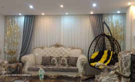 انواع پارچه پرده پولک دوزی با رنگ بندی
