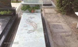 سنگ قبر مرمر در اصفهان 