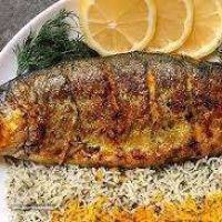چلو ماهی قزل آلا در اصفهان