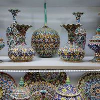 میناکاری روی همه ظروف در اصفهان