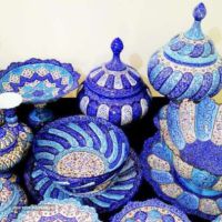 انواع ظروف میناکاری در اصفهان