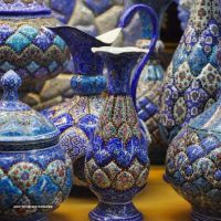 صادرات عمده ظروف میناکاری در اصفهان