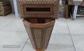 تولید سطل و جا دستمال کاغذی خاتم اصفهان
