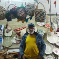 فروش انواع سبد حصیری با طرحهای مختلف در اصفهان
