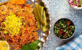 غذای بیرون بر در بلوار کشاورز
