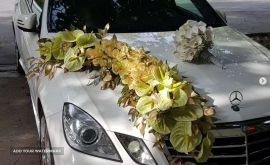 گل آرایی ماشین عروس