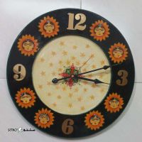 فروش ساعت چوبی نقاشی شده در اصفهان
