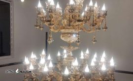 تعمیرات و فروش انواع لوستر مولکولی / شاخه ای / چوبی در اصفهان 