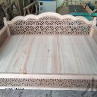 تولید تخت سنتی تاج دار چوب چنار / ساخت جا کفشی سنتی 