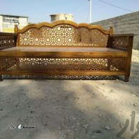 تولید تخت سنتی تاج دار چوب چنار در خمینی شهر