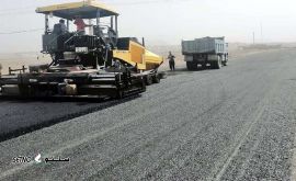 اجرای آسفالت در خیابان امام خمینی / خانه اصفهان