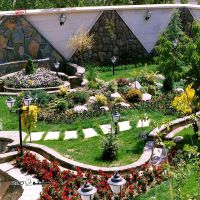 طراحی و اجرای فضای سبز در اصفهان / طراحی فضای سبز باغ ویلا در خیابان قدس