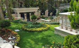 طراحی فضای سبز شیک باغ و ویلا در اصفهان خیابان آتشگاه