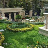 طراحی فضای سبز شیک باغ و ویلا در اصفهان خیابان آتشگاه