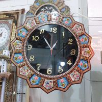فروش ساعت خاتم کاری طرح گل و مرغ در تهران