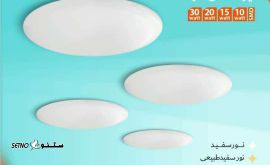 فروش پنل سقفی توکار 30 وات ایرمکس گرد سفید ای دی سی در اصفهان