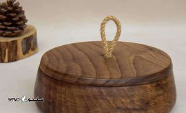 قیمت خرید شکلات و آجیل خوری چوب گردو در اصفهان