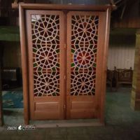 تولید ، ساخت درب و پنجره چوبی گره چینی سنتی در تهران