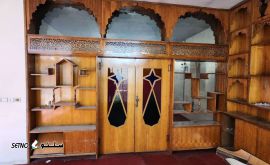 ساخت تزیینات داخی/طراحی و اجرای دکوراسیون داخلی سنتی چوبی گره چینی در اصفهان