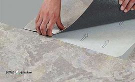 فروش ماربل شیت PVC ماربل شیت طرح سنگ و چوب در اصفهان