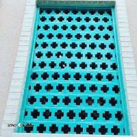 آجر شبکه پله ای لعاب دار - آجر شبکه گرد لعاب دار در اصفهان