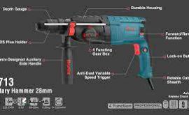 دریل بتن‌کن 28 میلی‌متری 850 وات رونیکس مدل 2713-نمایندگی رونیکس اصفهان هایپر ابزار خانم ابراهیمی