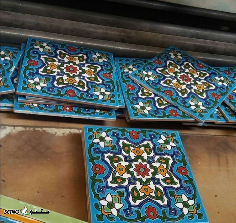 کاشی سنتی در اصفهان 