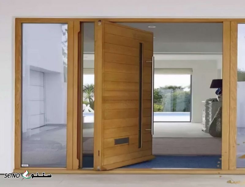 تنها کارگاه  سازنده ی درب لابی لولا پیوت در اصفهان