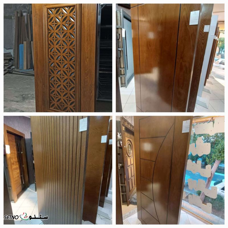 انواع درب اتاقی روکش طبیعی در اصفهان