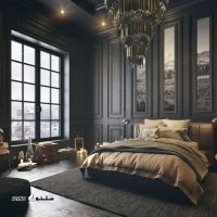 black-and-gold-bedroom