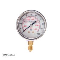 22گیج روغنی 100 بار صفحه 6 سانت
