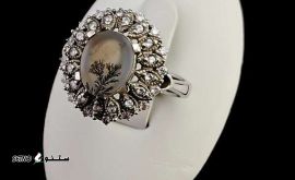 قیمت انگشتر نقره زنانه عقیق شجر در اصفهان